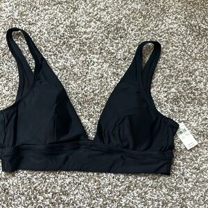 Black aerie bikini top size large